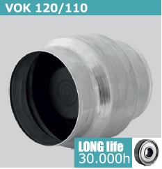 VENTILADOR CANALIZABLE VOK 120 - 110
