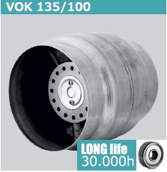 VENTILADOR CANALIZABLE VOK 135 - 100