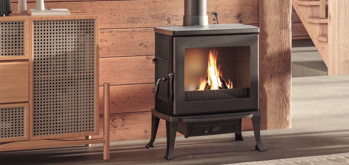 ESTUFA DE LEÑA VAPORMATRA KALOR+ GENIL