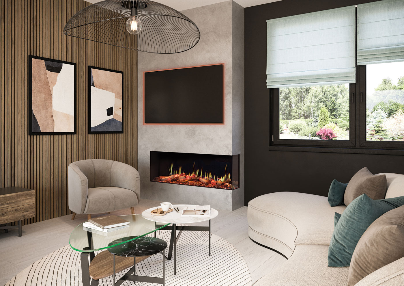 Chimenea Electrica Onxy Fusion 150
