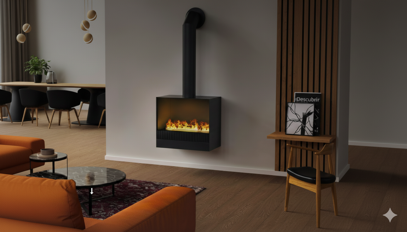 Chimenea de Vapor de Agua Safretti Sogno 500