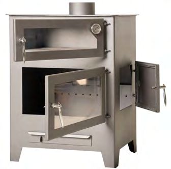 ESTUFA DE LEÑA CON HORNO T4 AMARSA
