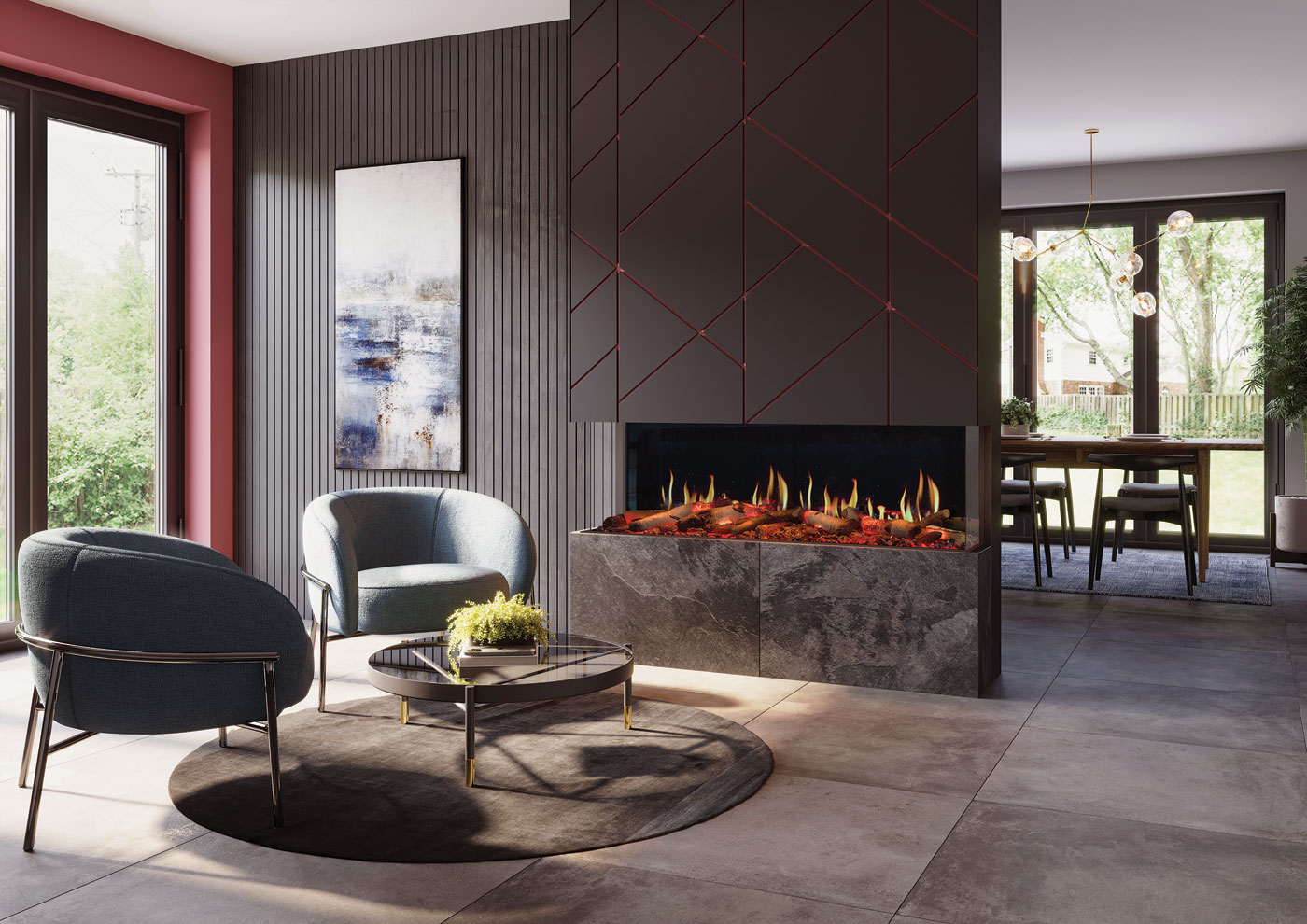 Chimenea Electrica Onxy Fusion 150