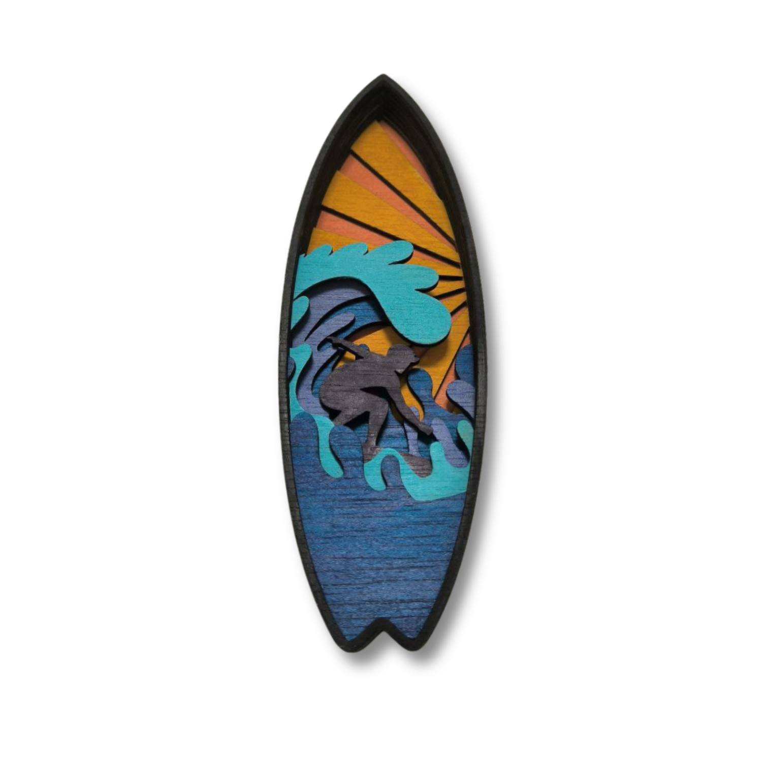 Tabla de surf decorativa