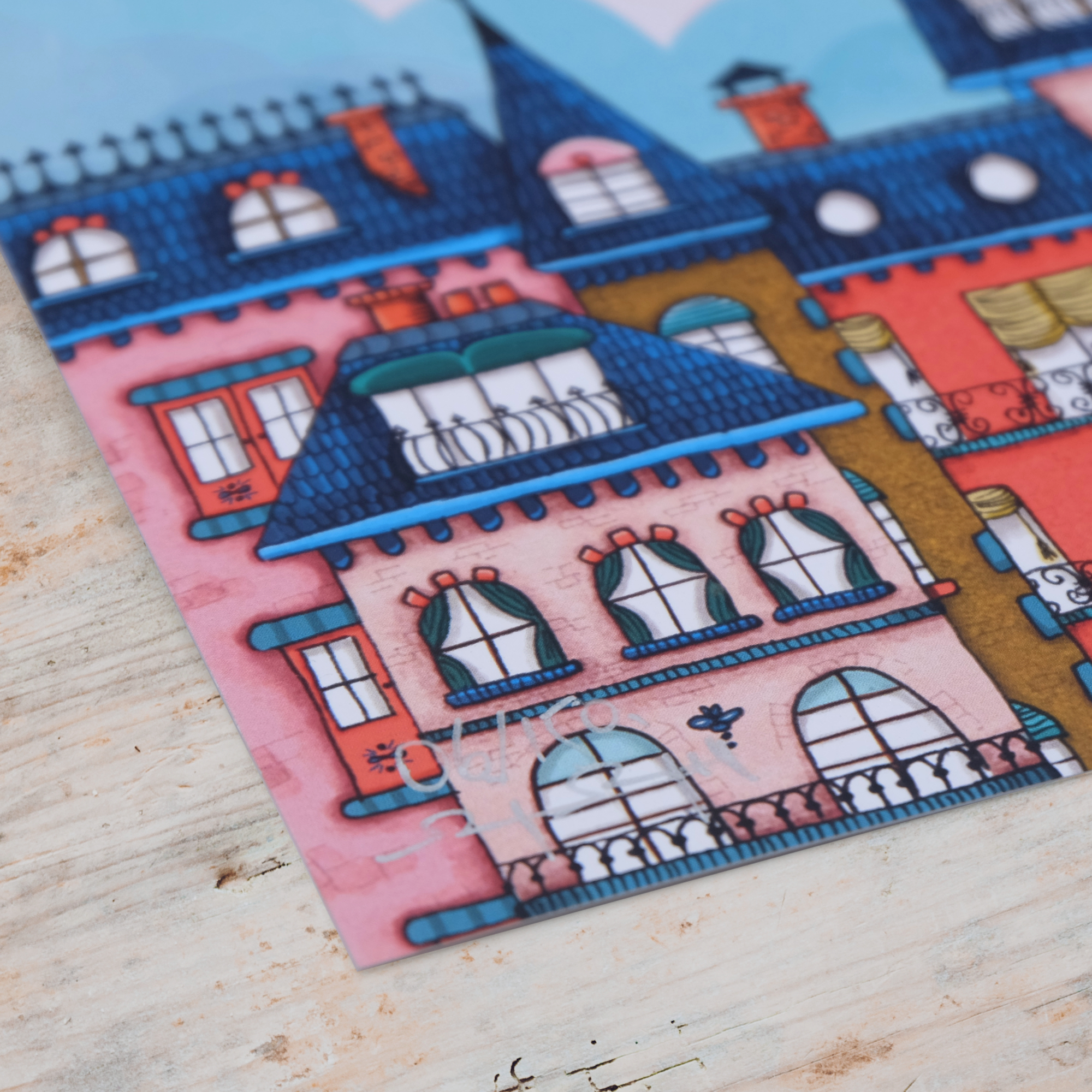 Affiche A4 "Oscar la baleine volante"