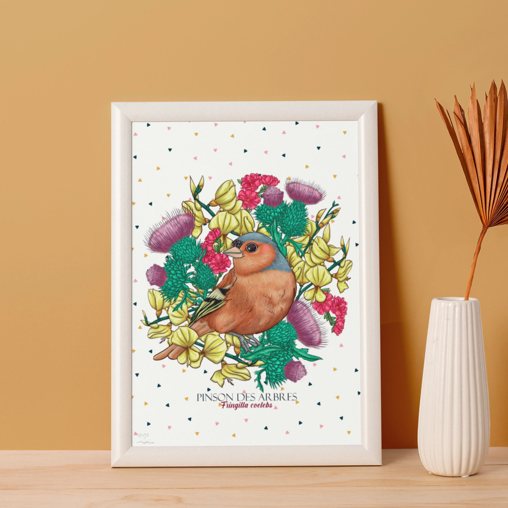 Affiche A4 "Pinson des arbres"