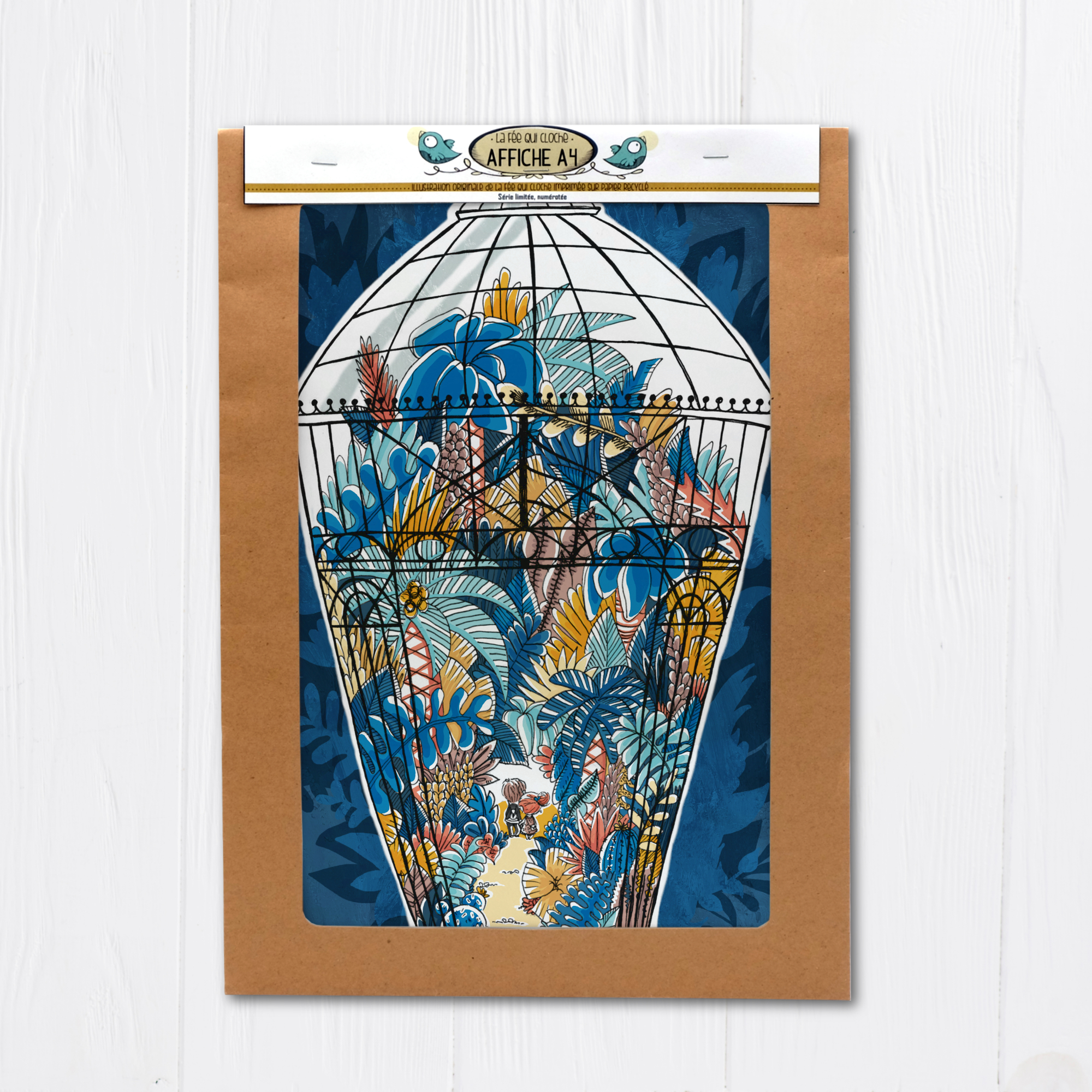 Affiche A4 "Jardin d'hiver"