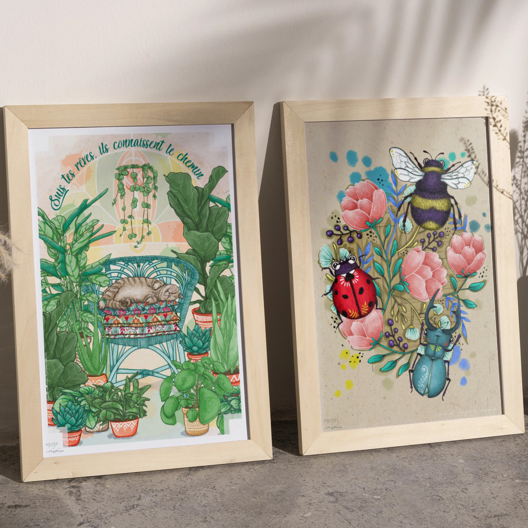 Affiche A4 "Mes petits insectes"