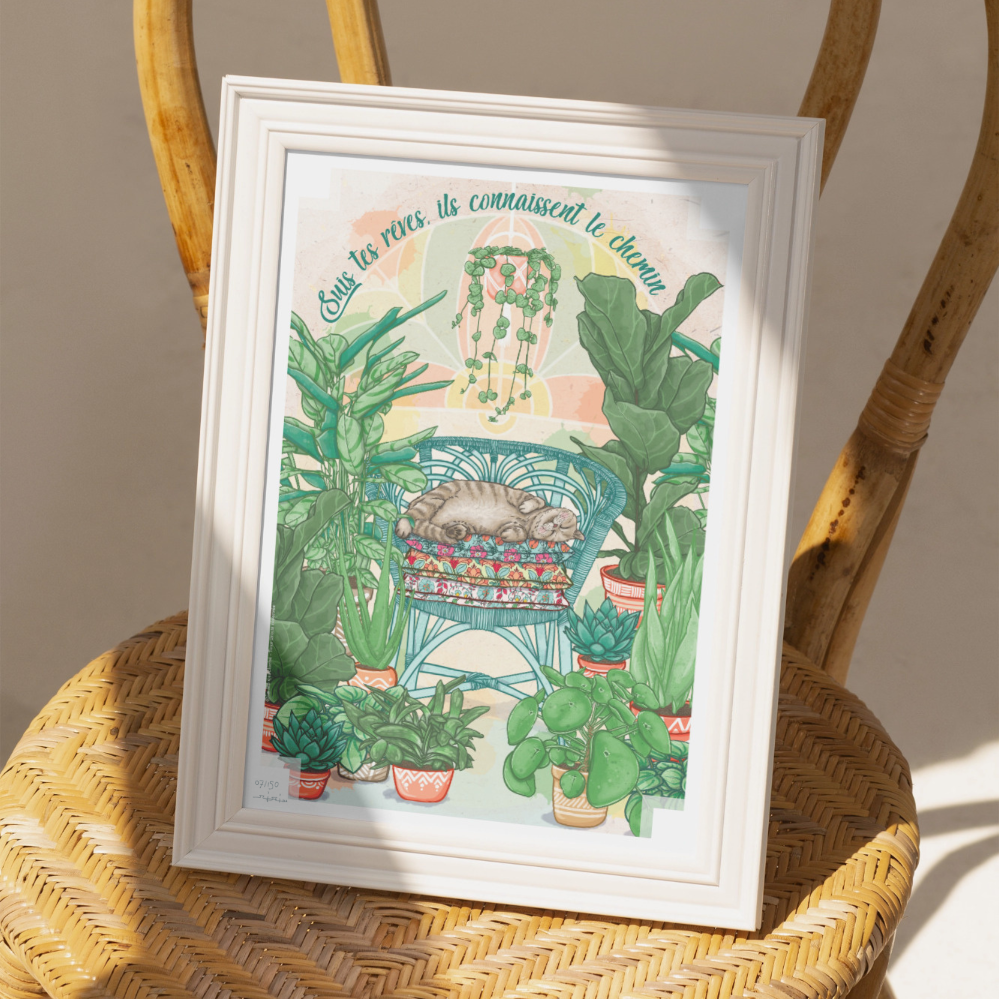 Affiche A4 "Suis tes rêves..."