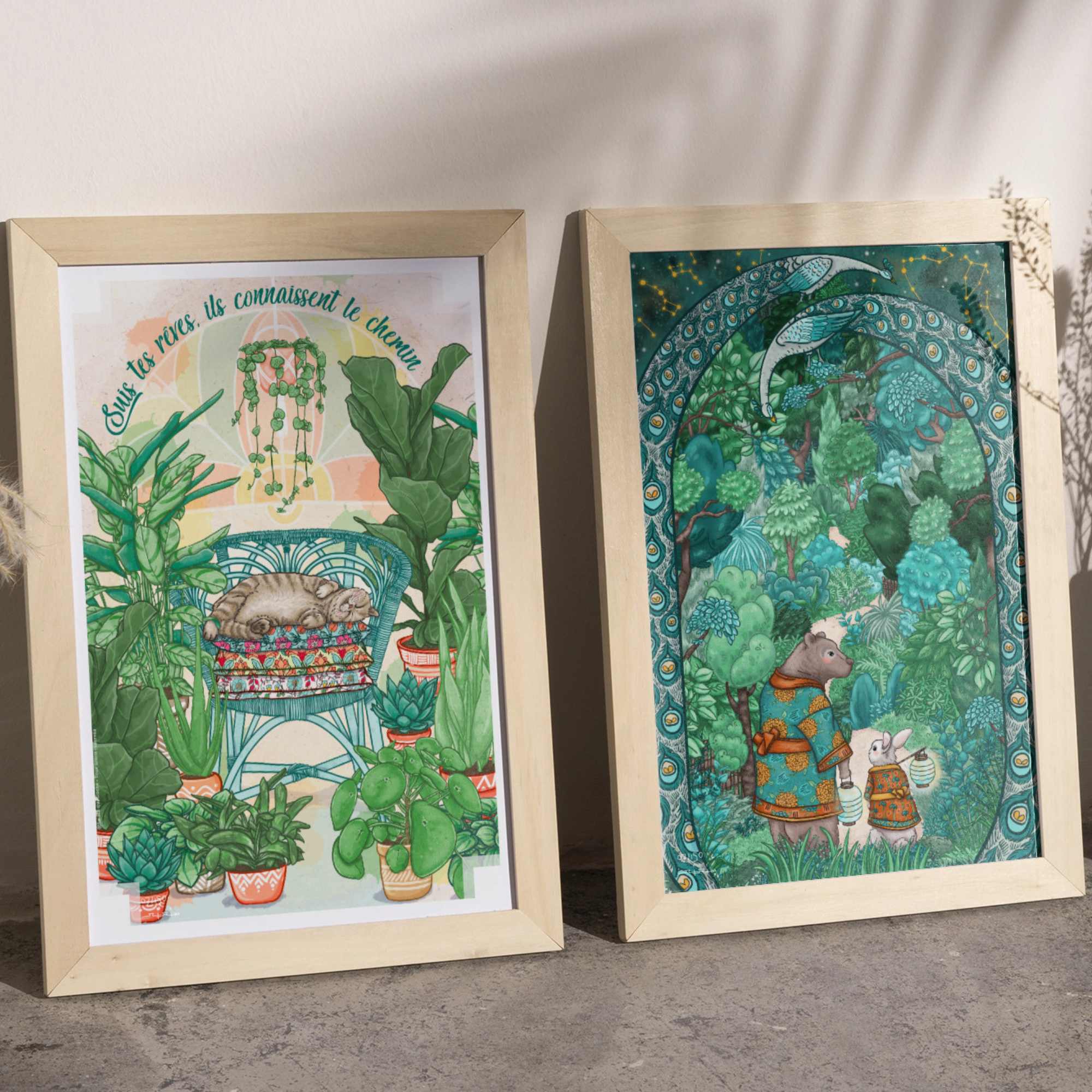 Affiche A4 "Balade en forêt"