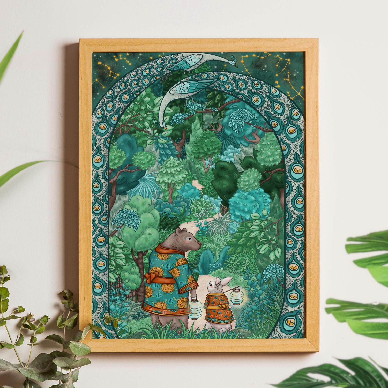 Affiche A4 "Balade en forêt"