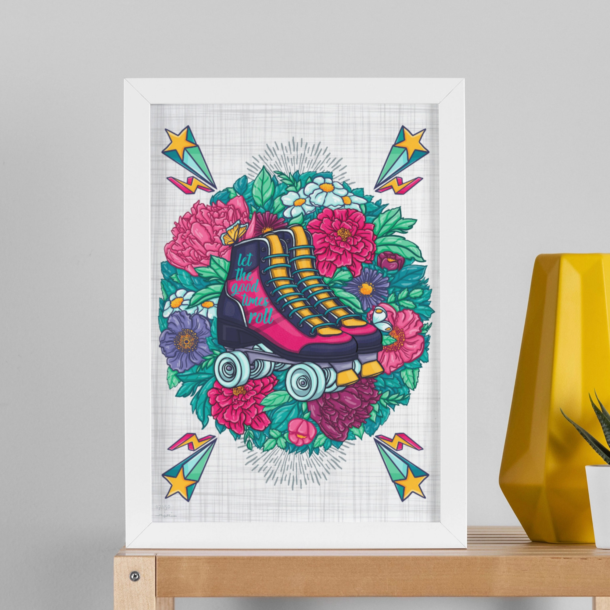 Affiche A4 "Let the good times roll"