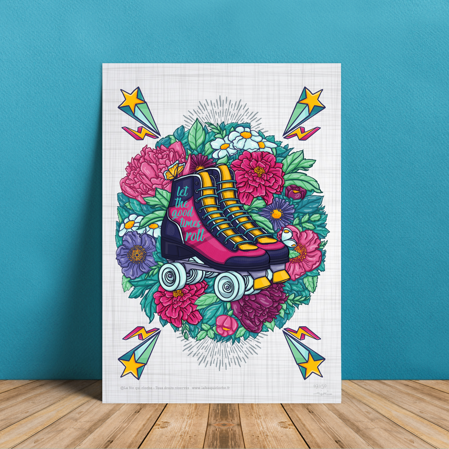 Affiche A4 "Let the good times roll"