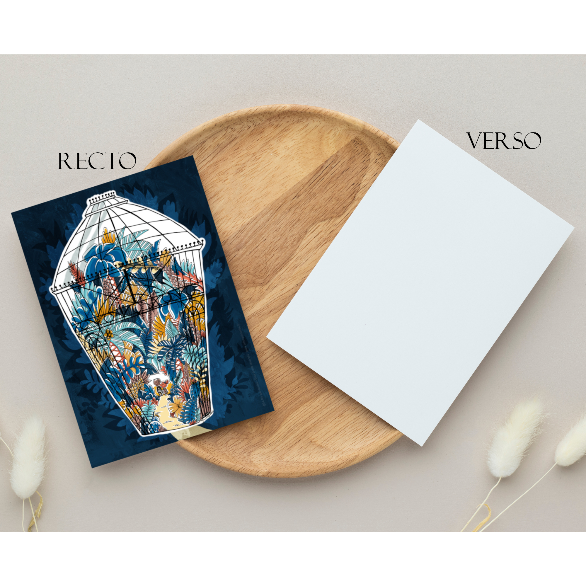 Carte postale A6 "Jardin d'hiver"