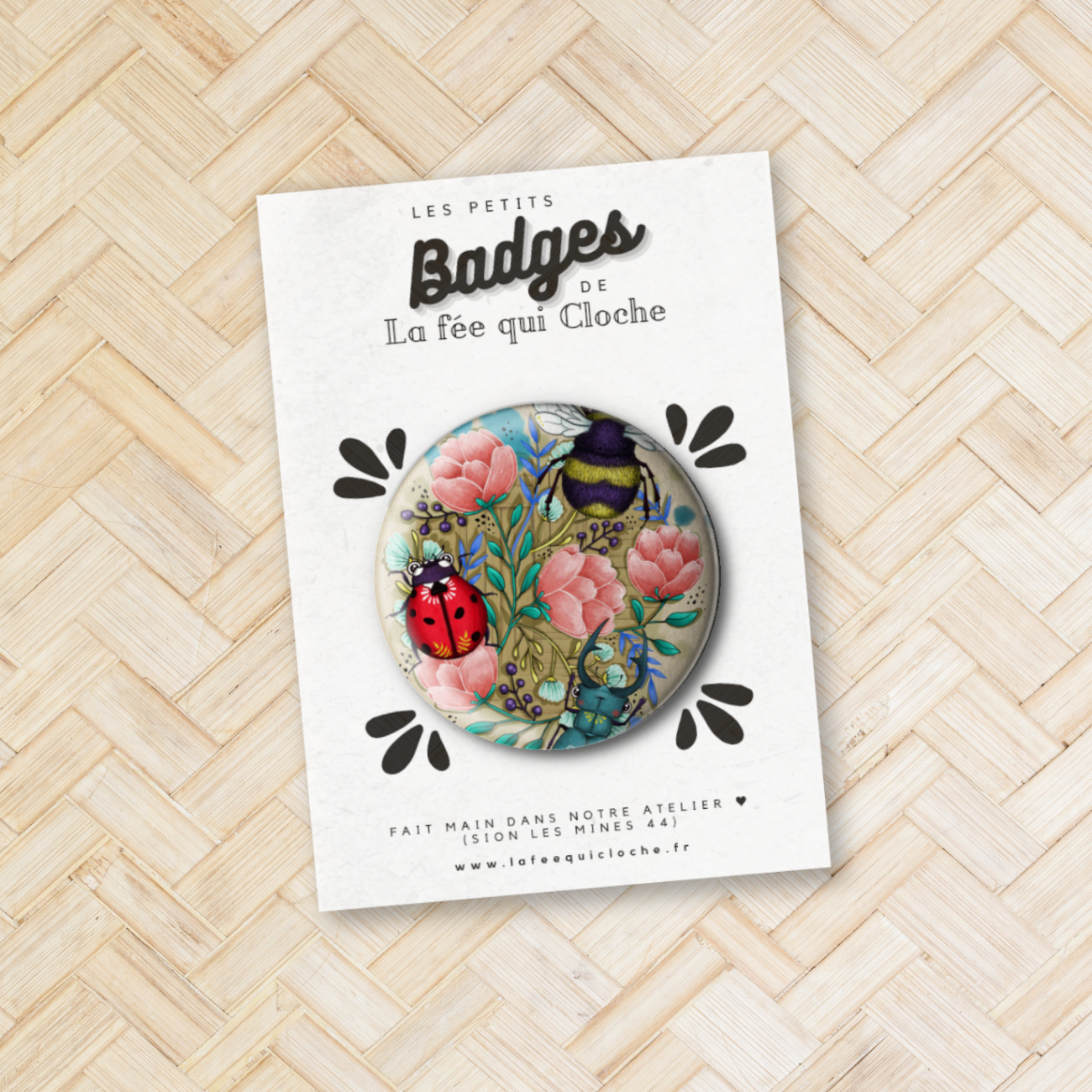 Badge "Mes petits insectes"