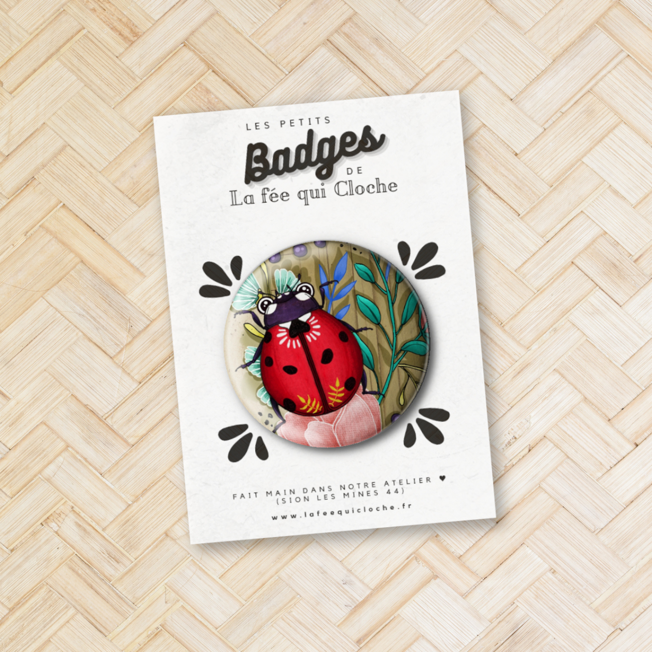 Badge "Coccinelle"