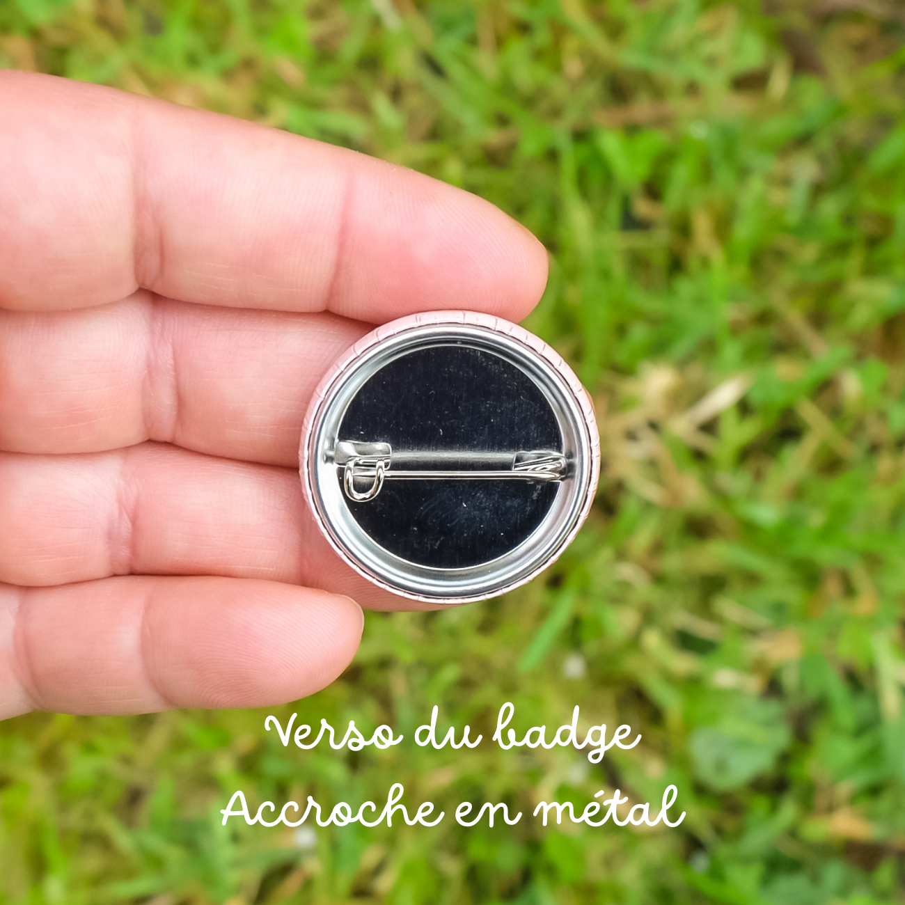 Badge "Chat et oiseau"