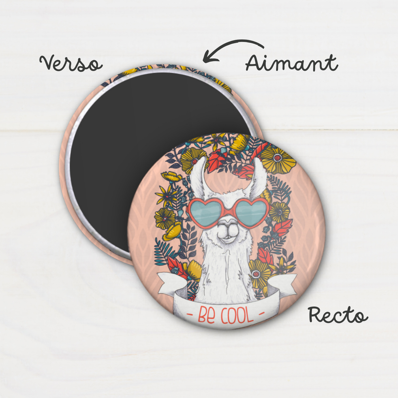 Magnet "Lama be cool"