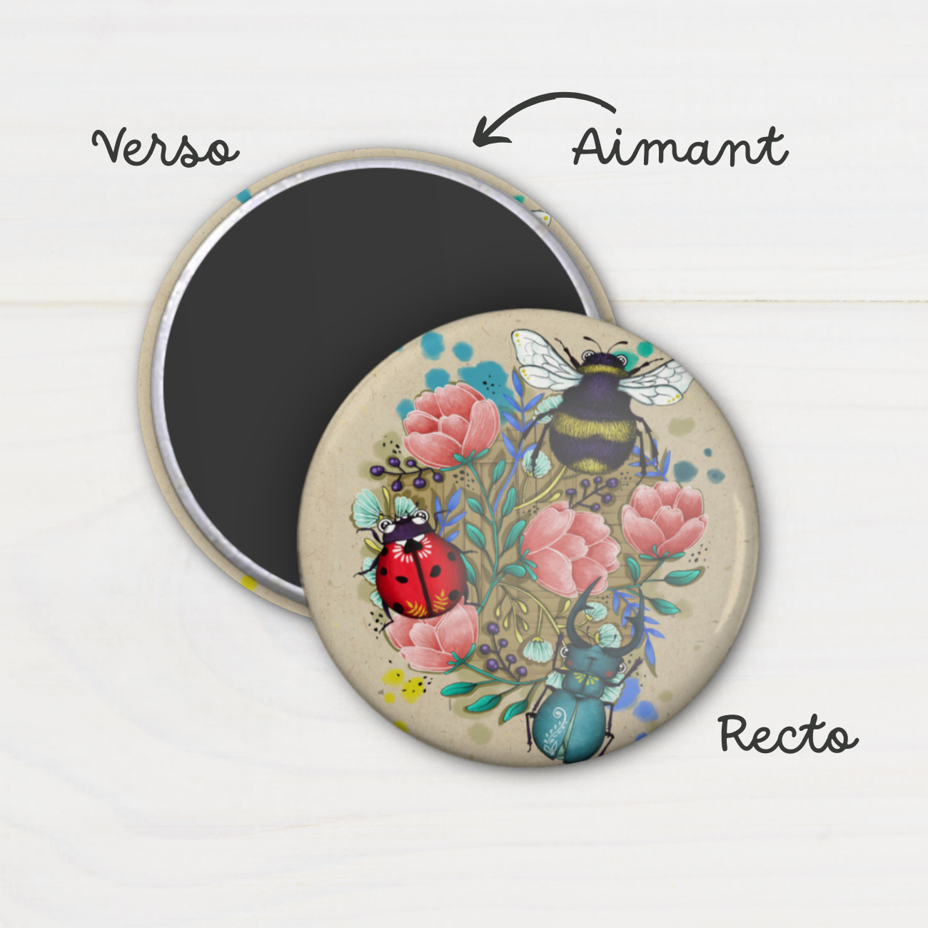 Magnet "Mes petits insectes"