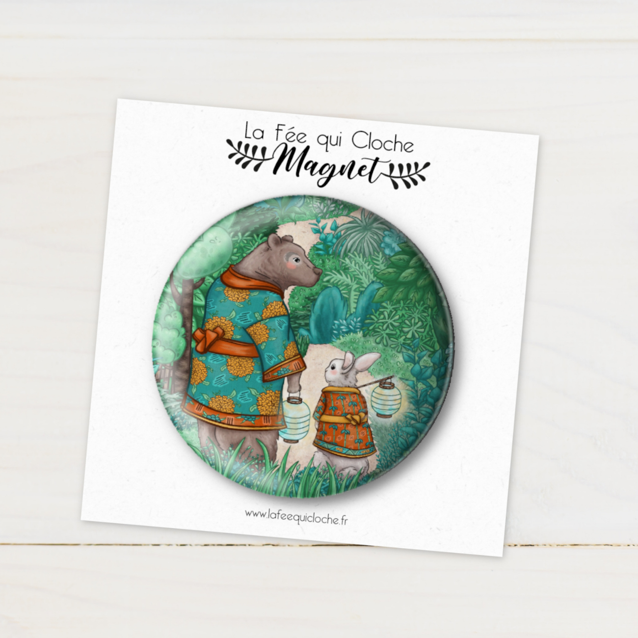 Magnet "Balade en forêt"