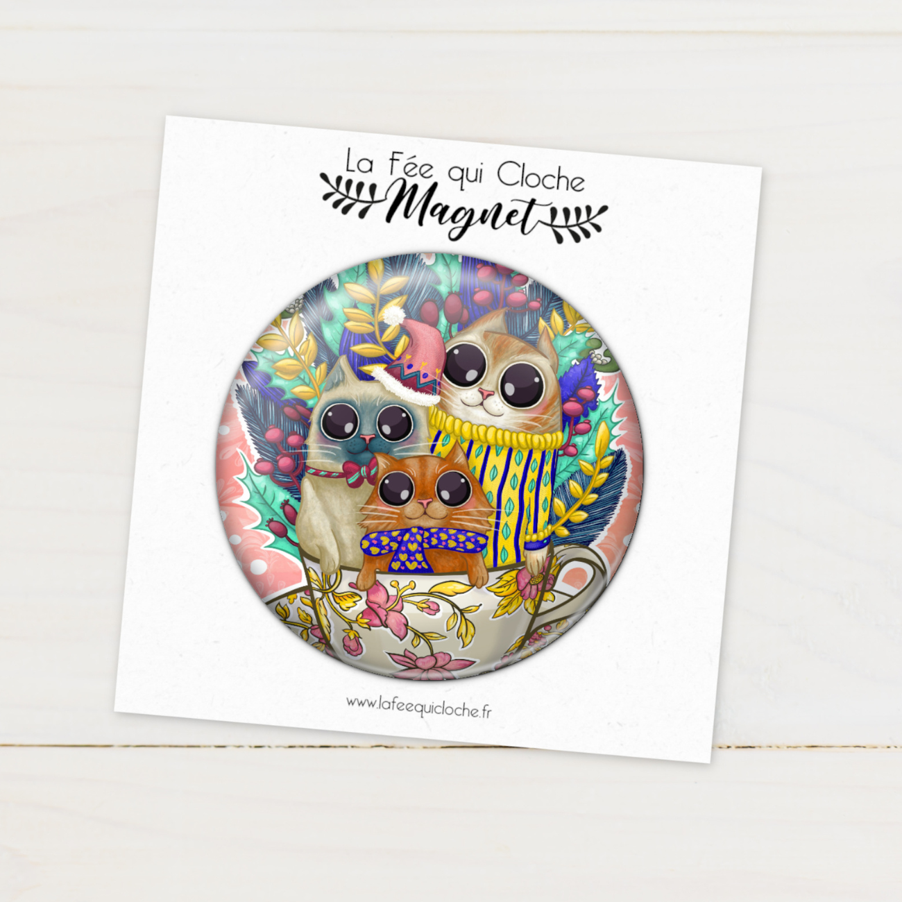 Magnet "Le trio miaou"