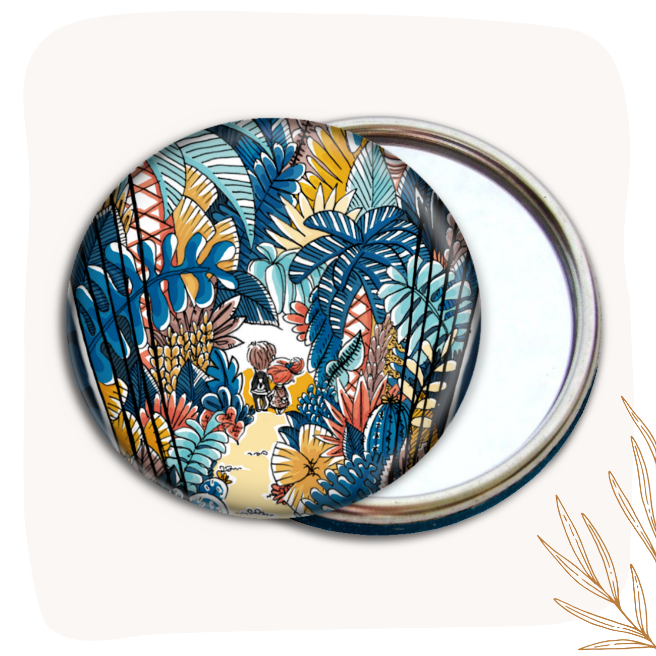 Miroir "Jardin d'hiver"