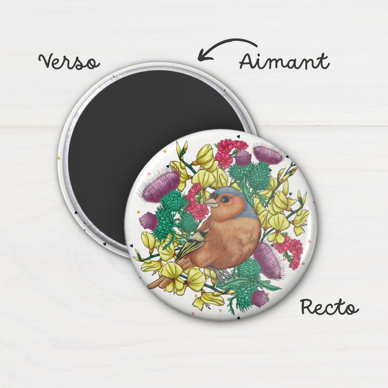 Magnet "Pinson des arbres"