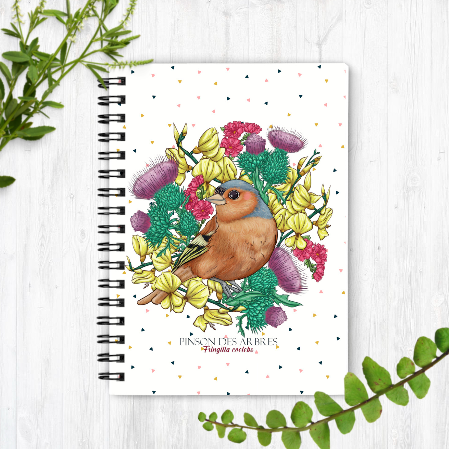 Carnet A6 "Pinson des arbres"
