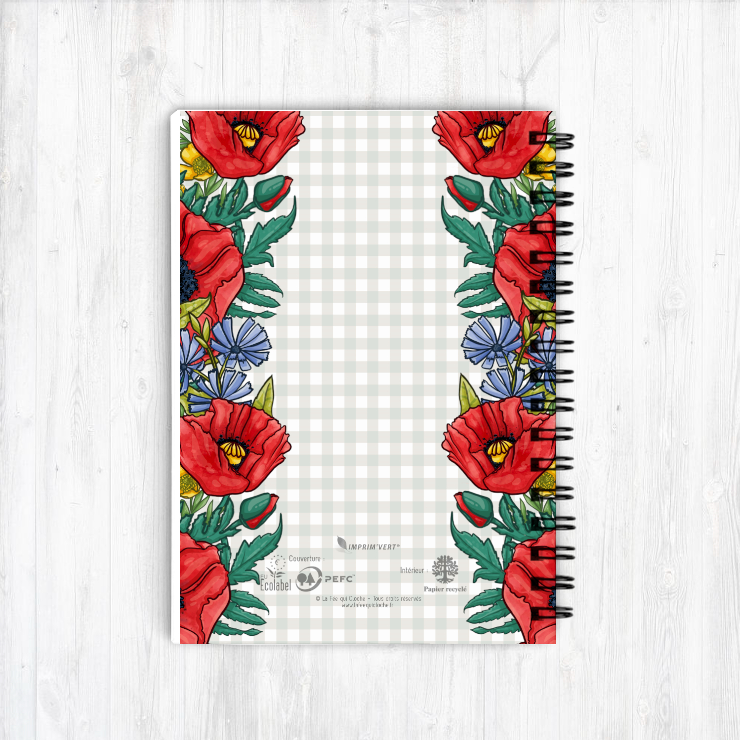 Carnet A6 "Chardonneret élégant"