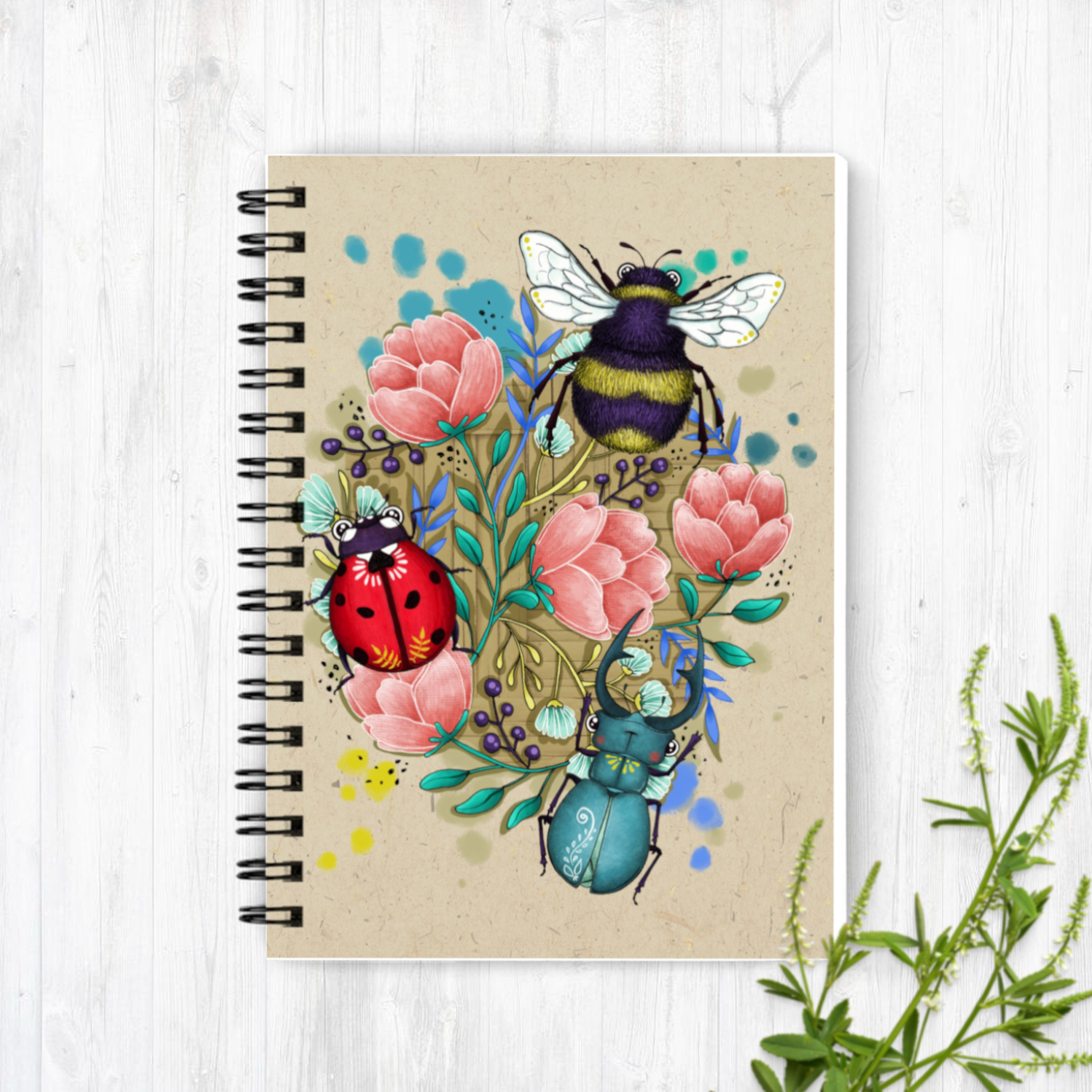 Carnet A6 "Mes petits insectes"