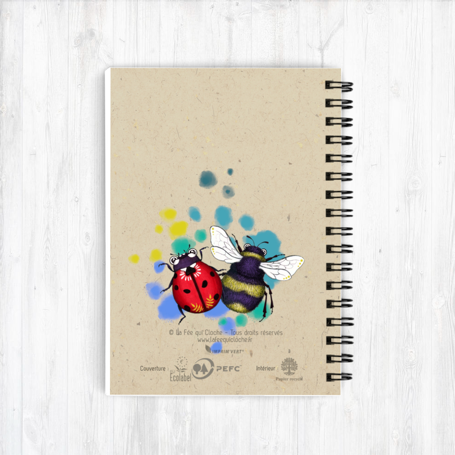 Carnet A6 "Mes petits insectes"