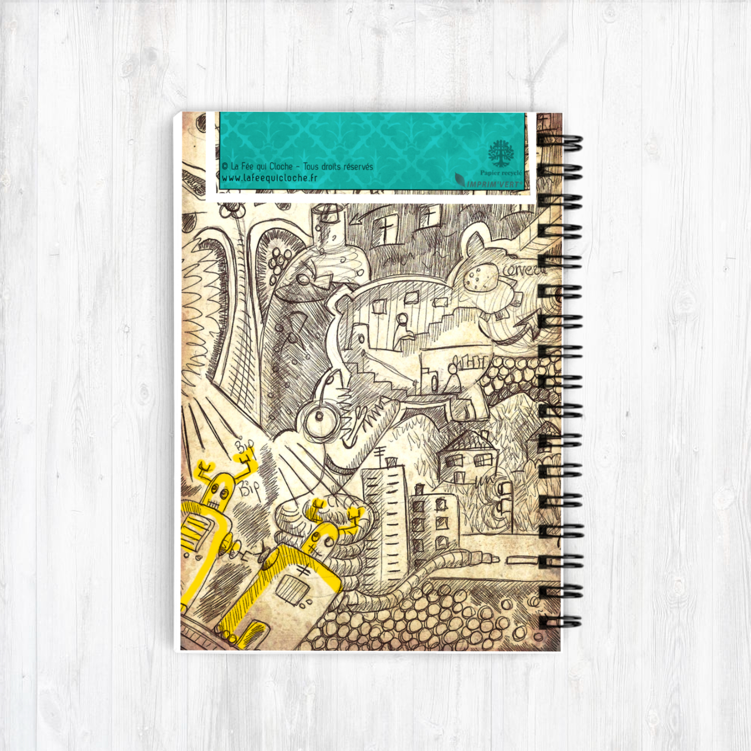 Carnet A6 "Pissenlits"