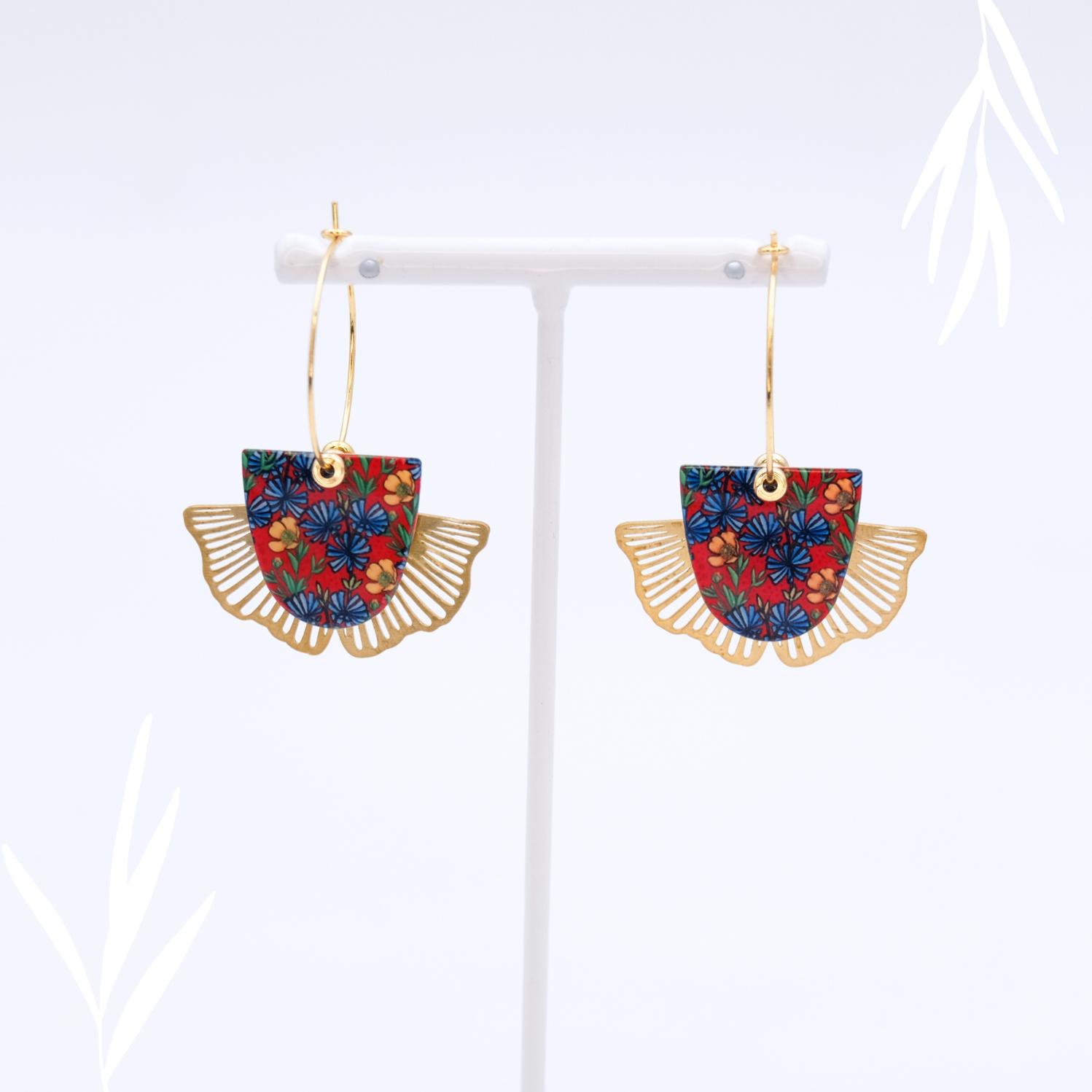 Boucle d'oreille collection "Fleurs des champs"