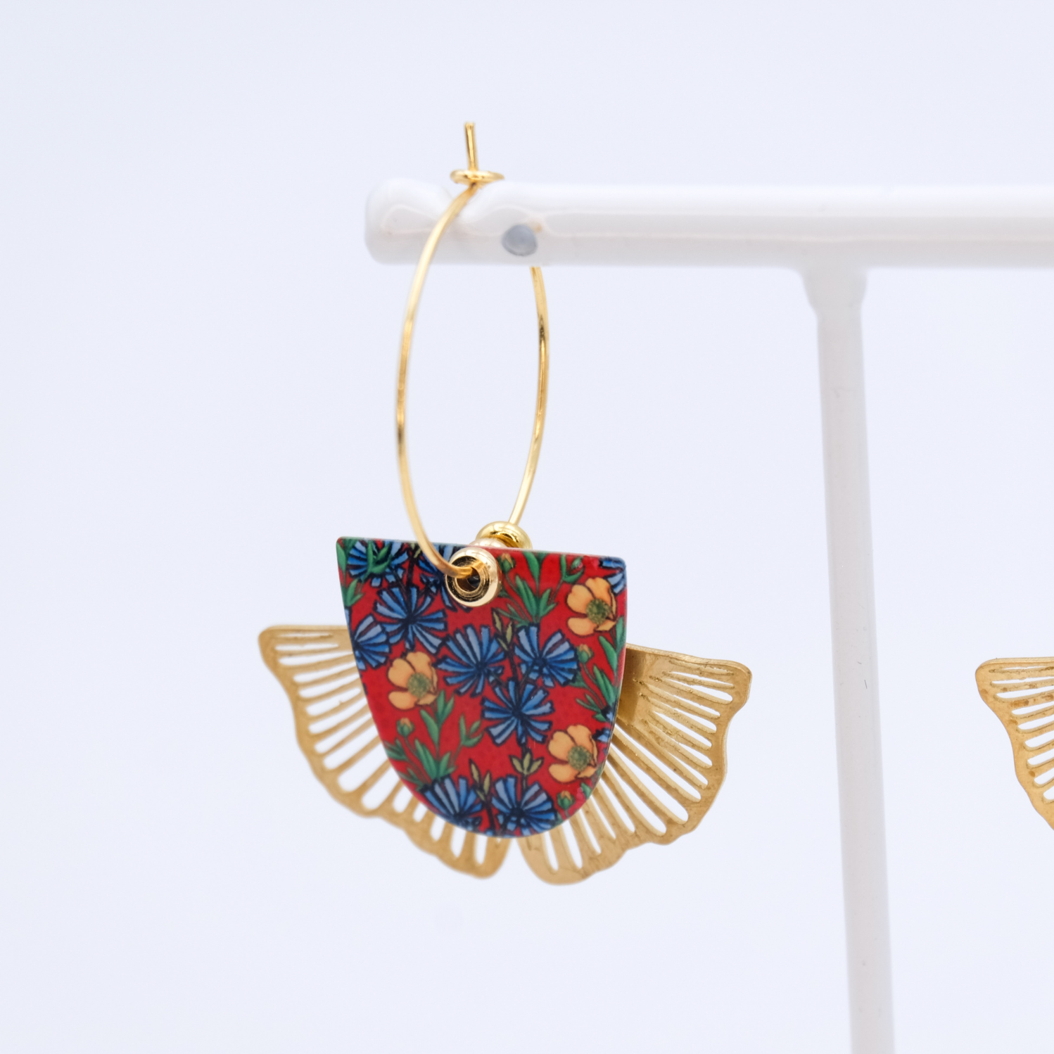 Boucle d'oreille collection "Fleurs des champs"