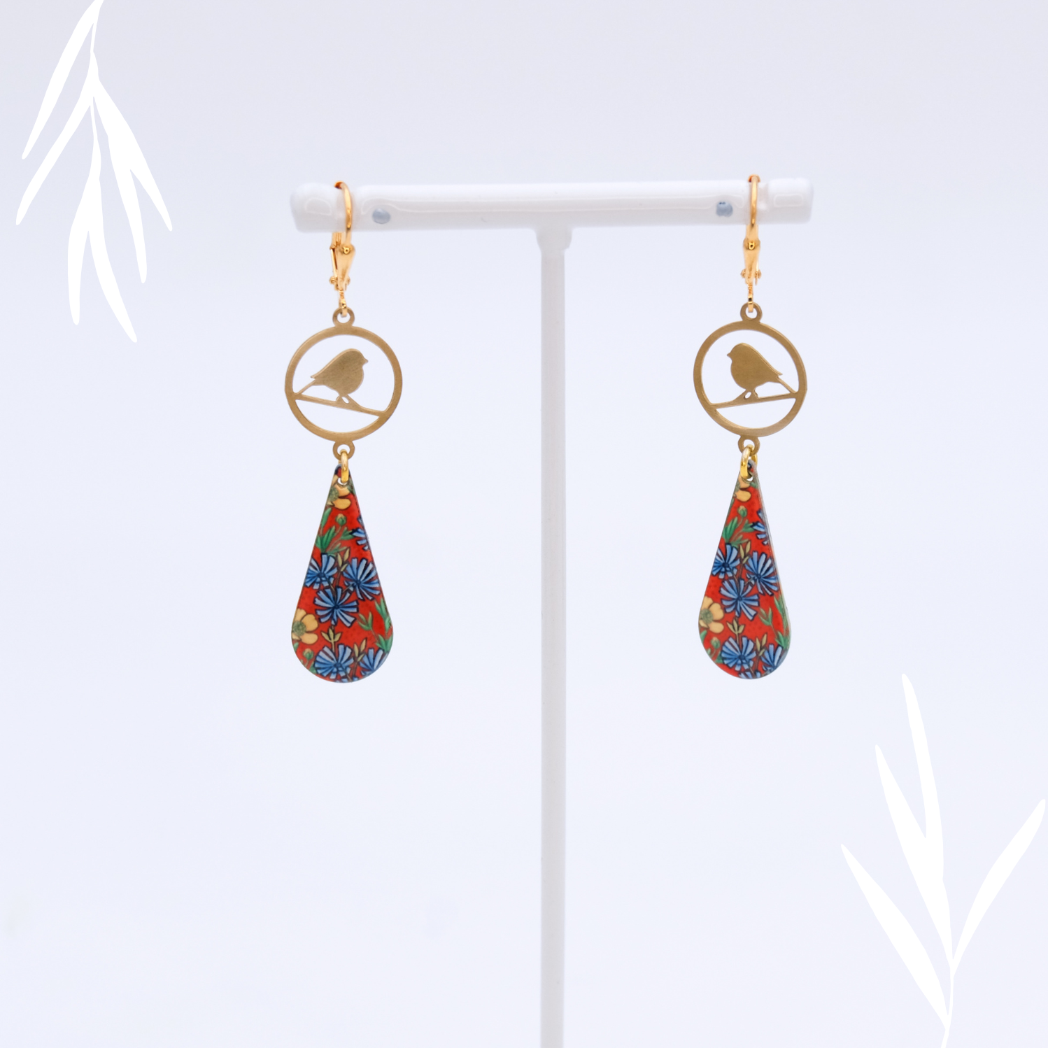 Boucle d'oreille collection "Fleurs des champs"