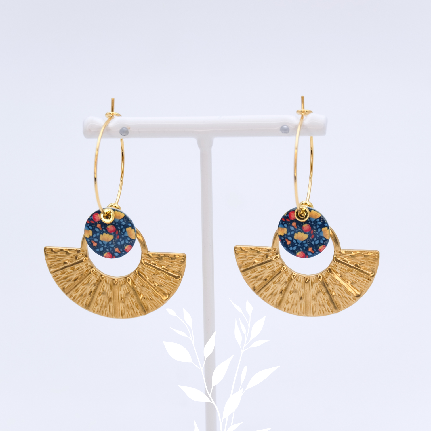 Boucle d'oreille collection "Eglantine"