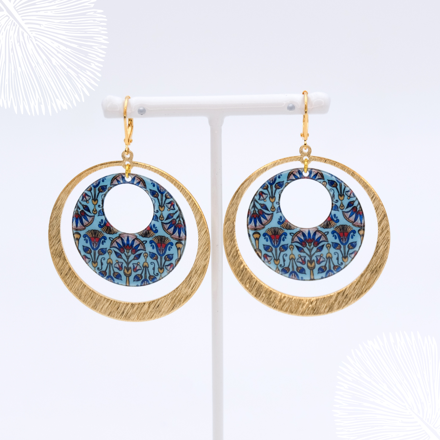 Boucle d'oreille collection "Naïade"