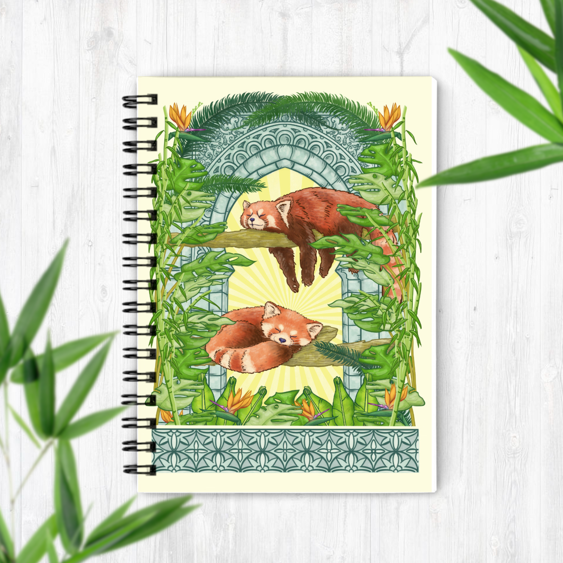 Carnet A6 "Panda roux"