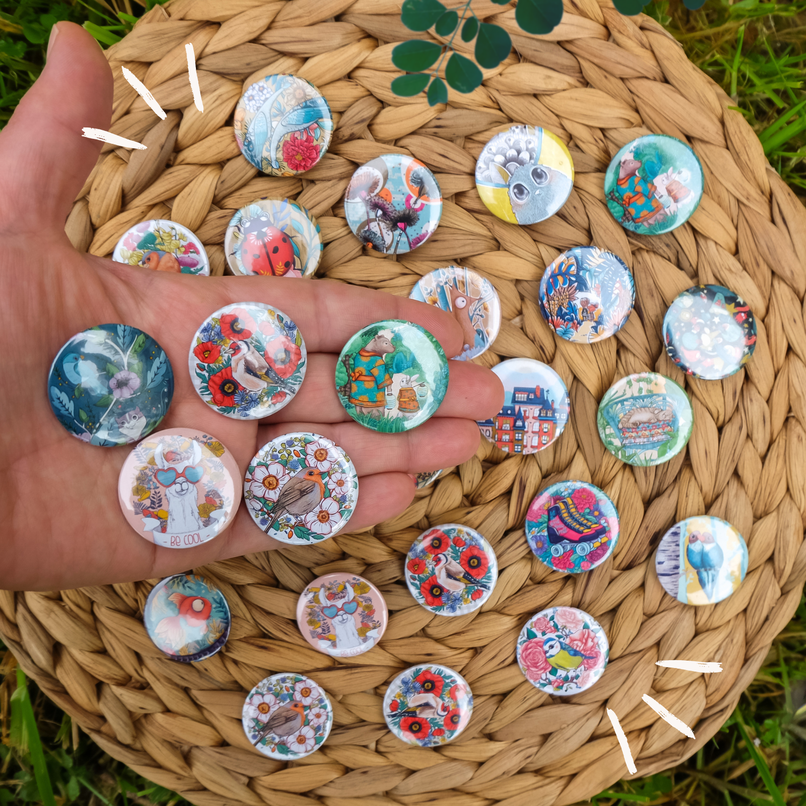 Badge "Panda roux"