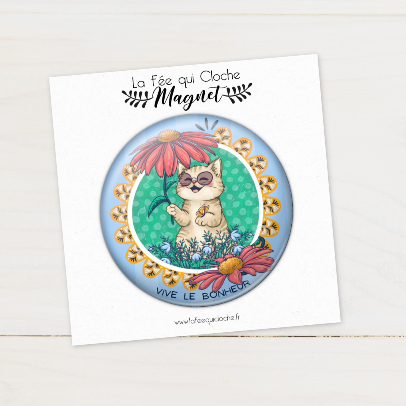 Magnet "Vive le bonheur"