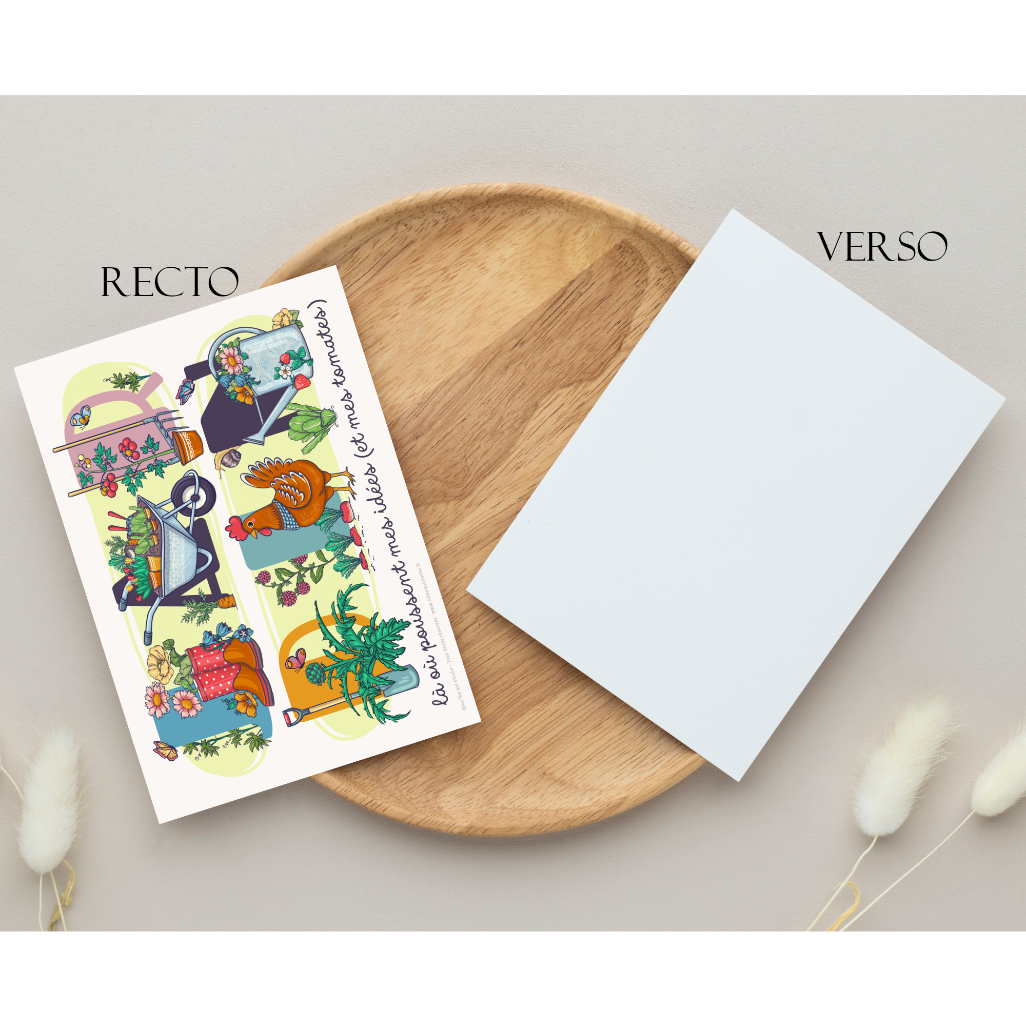 Carte postale A6 "JARDIN"