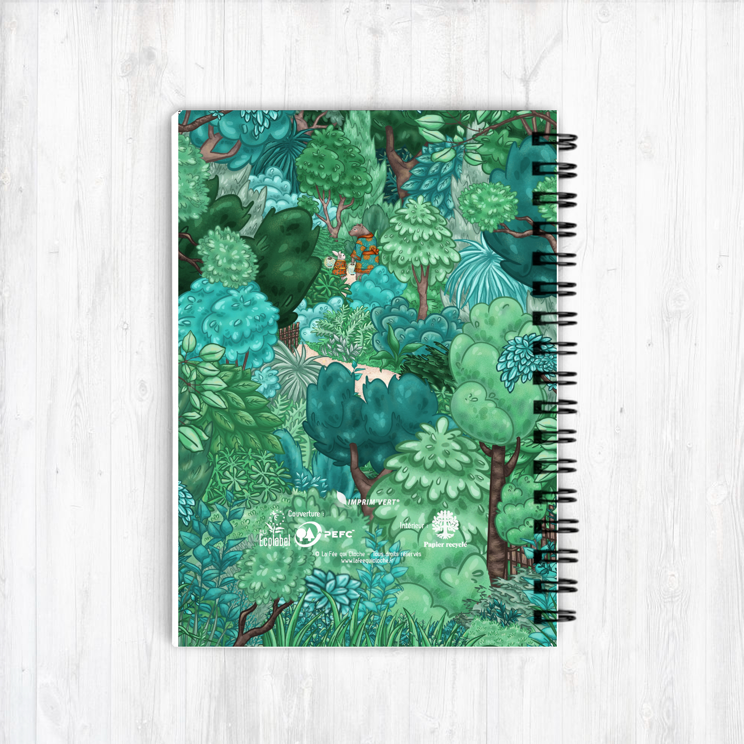 Carnet A6 "Ballade en forêt"