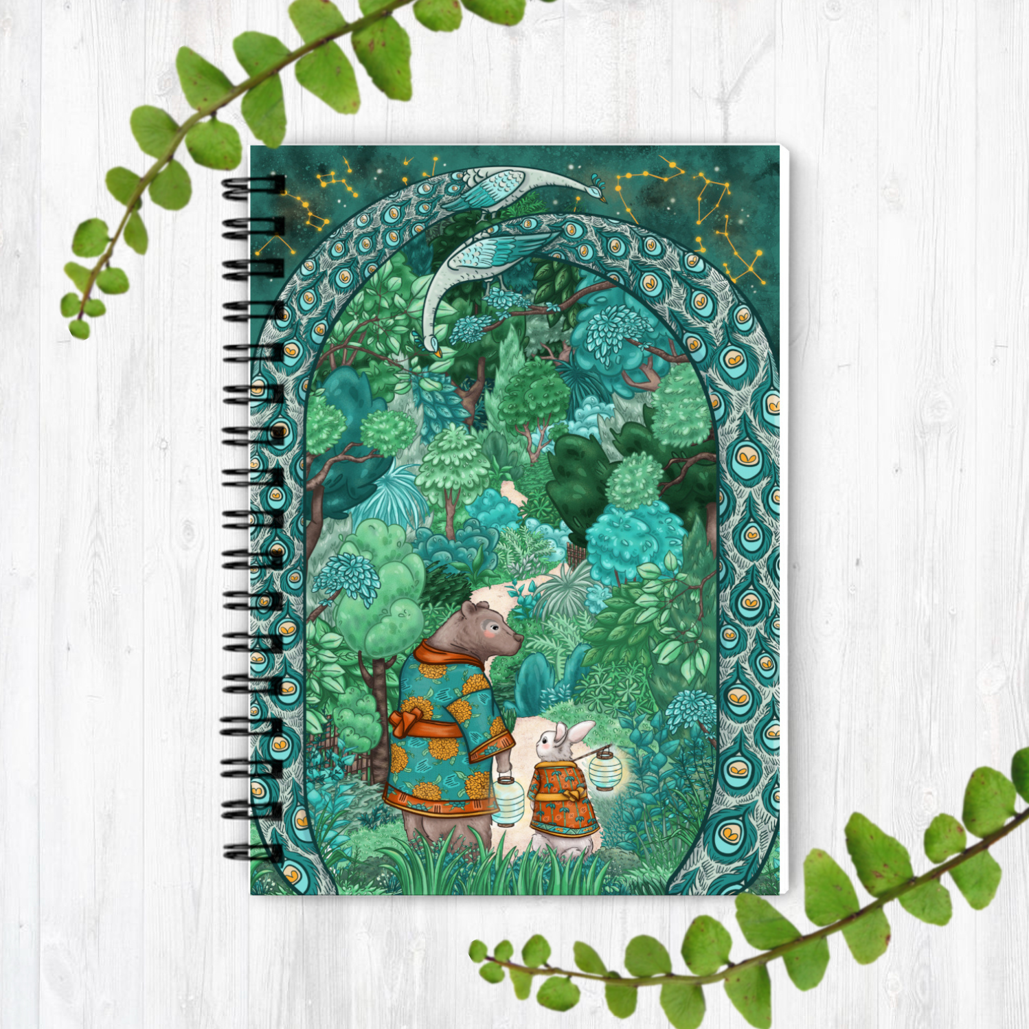 Carnet A6 "Ballade en forêt"