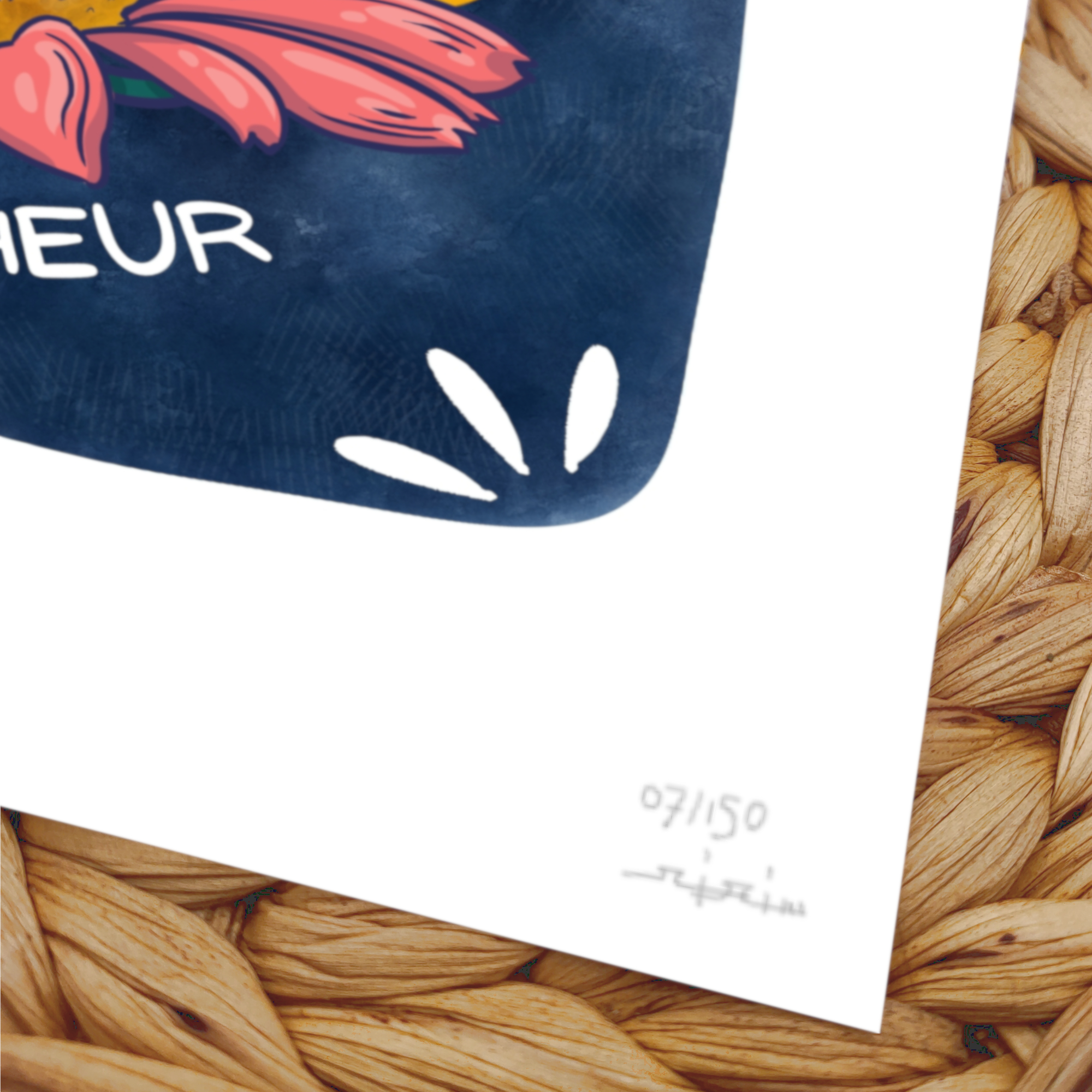 Affiche A4 "Vive le bonheur"