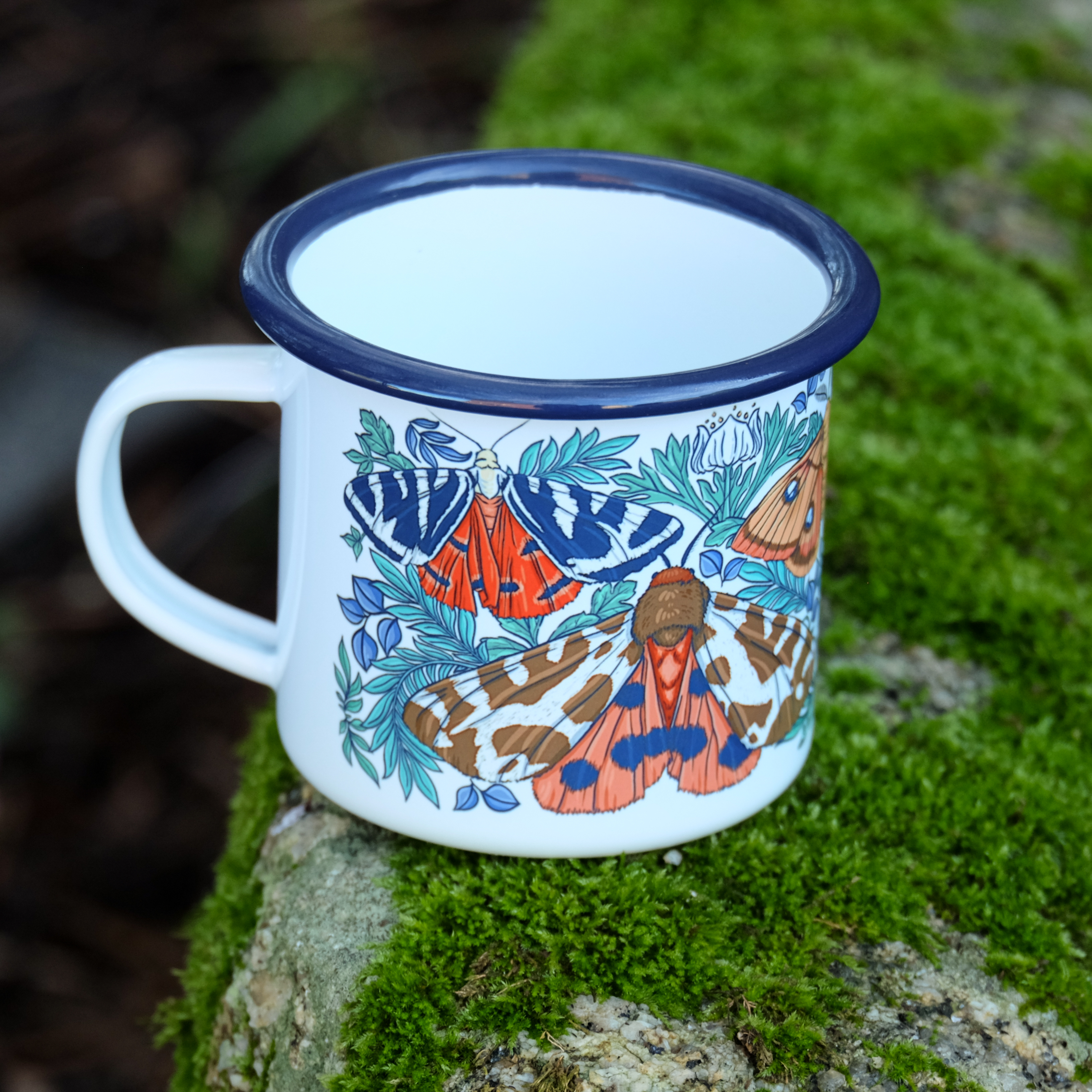 Tasse émaillé "Suis tes rêves ..."