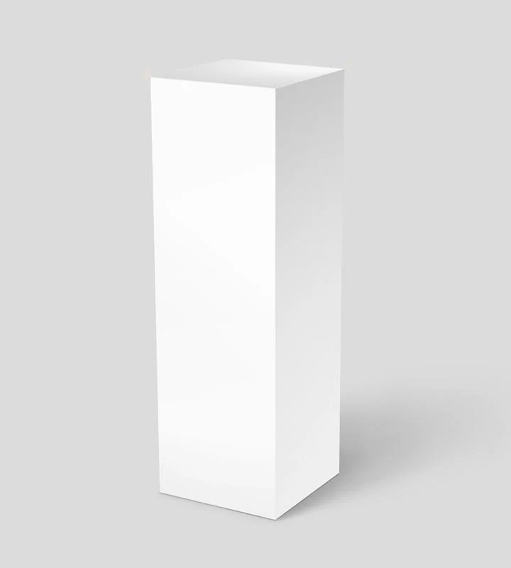 White Display Stands
