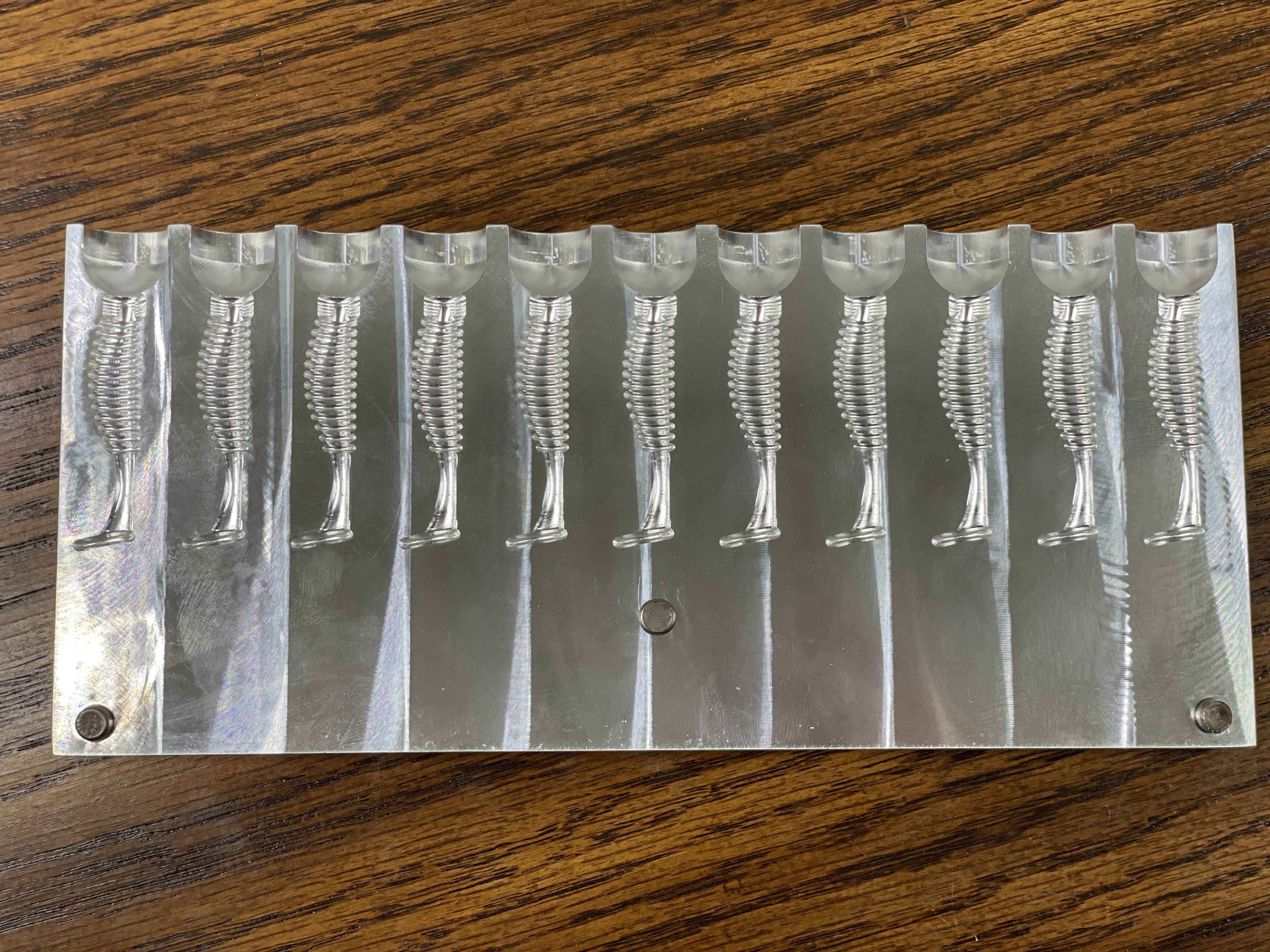 1.8" Ribbed Crappie Shad Top Shoot 