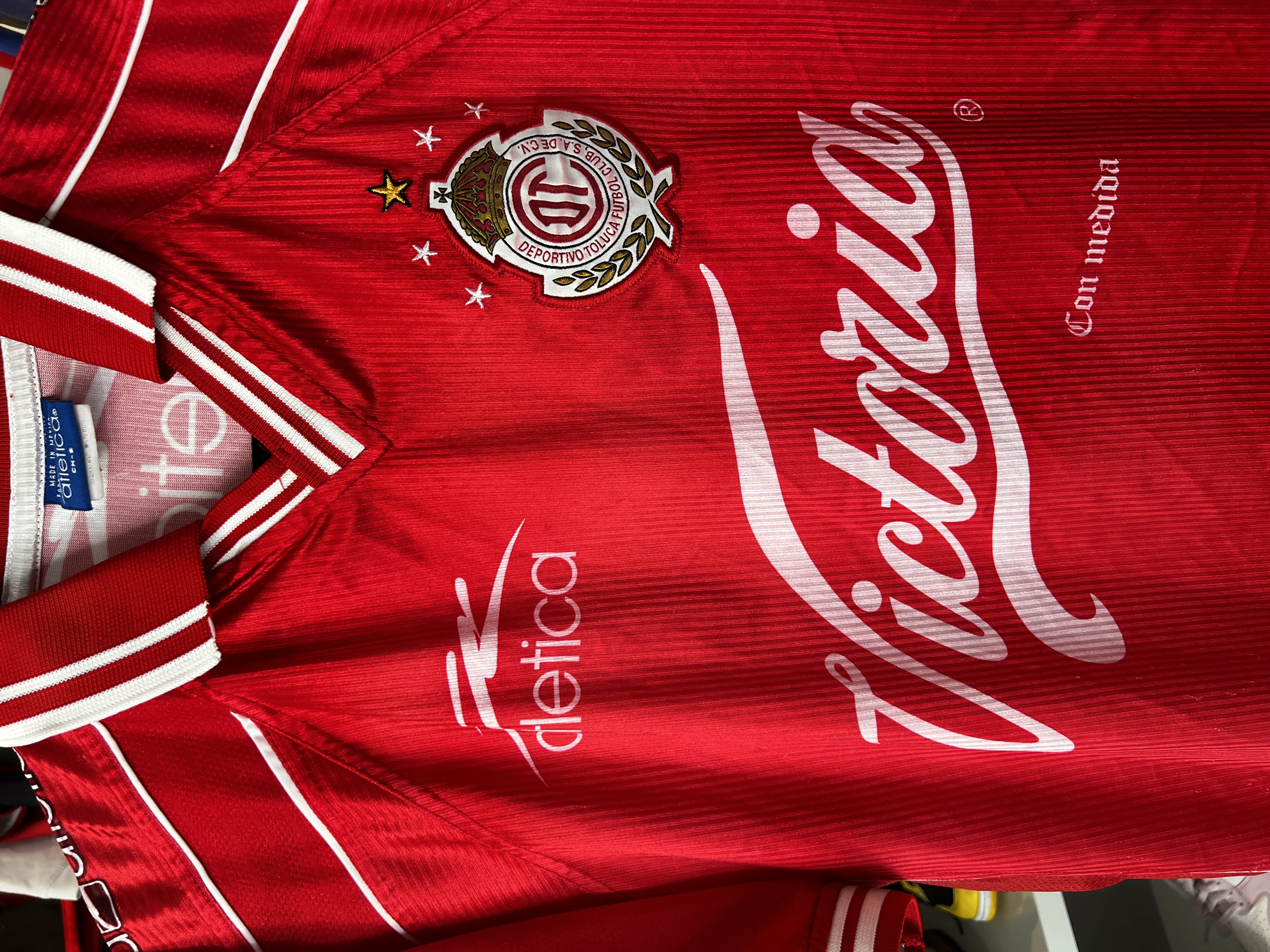 Jersey Toluca (Ch) amplia 