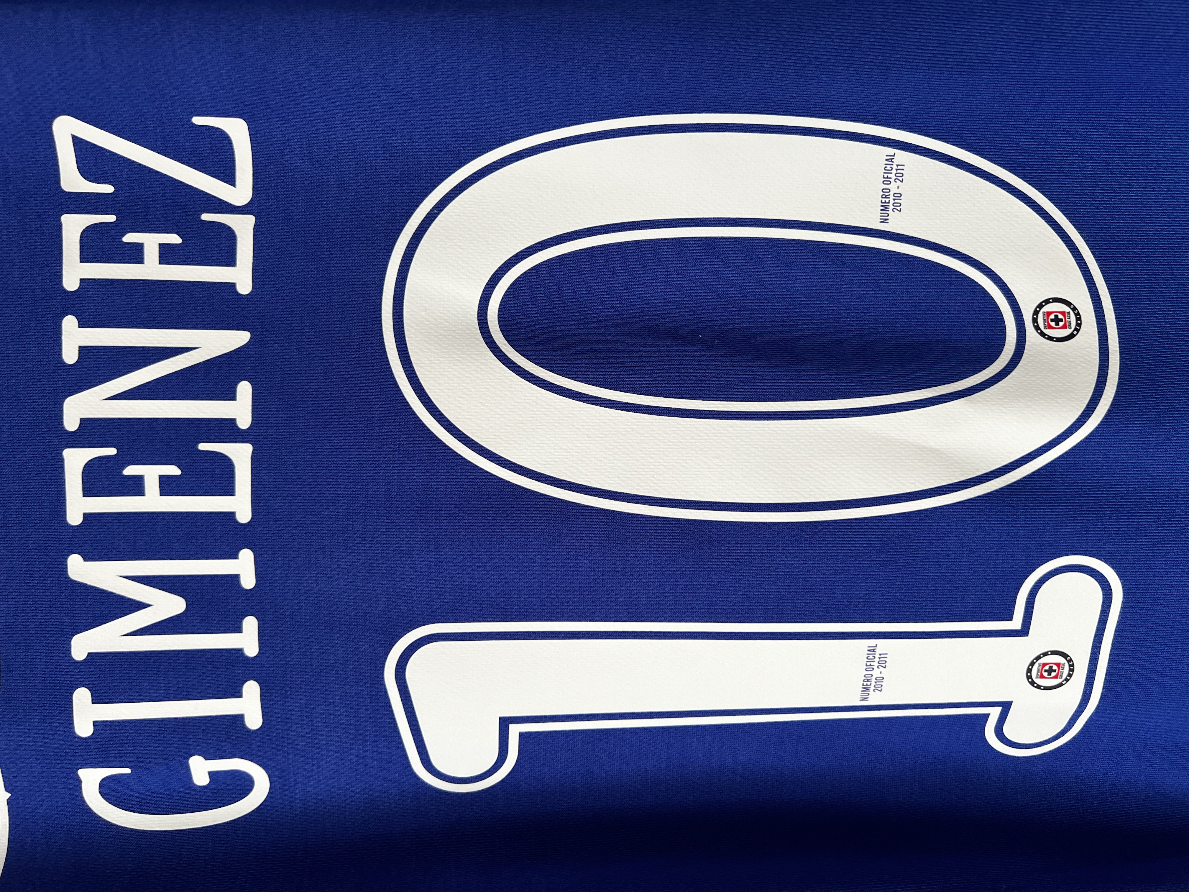 Jersey Cruz Azul “C. Giménez” (L)