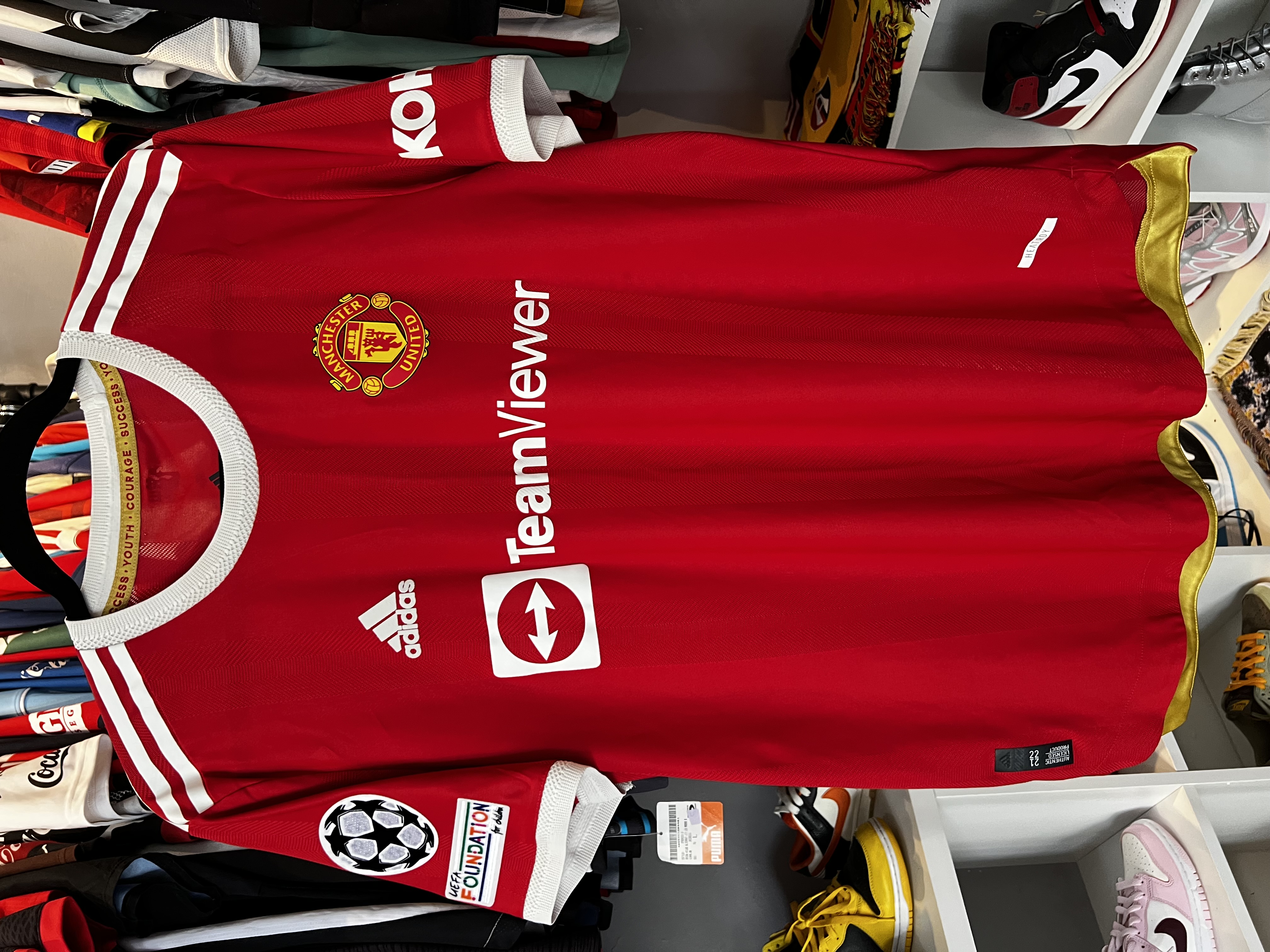 Jersey Manchester United “C. Ronaldo” (L) Versiok Jugador 